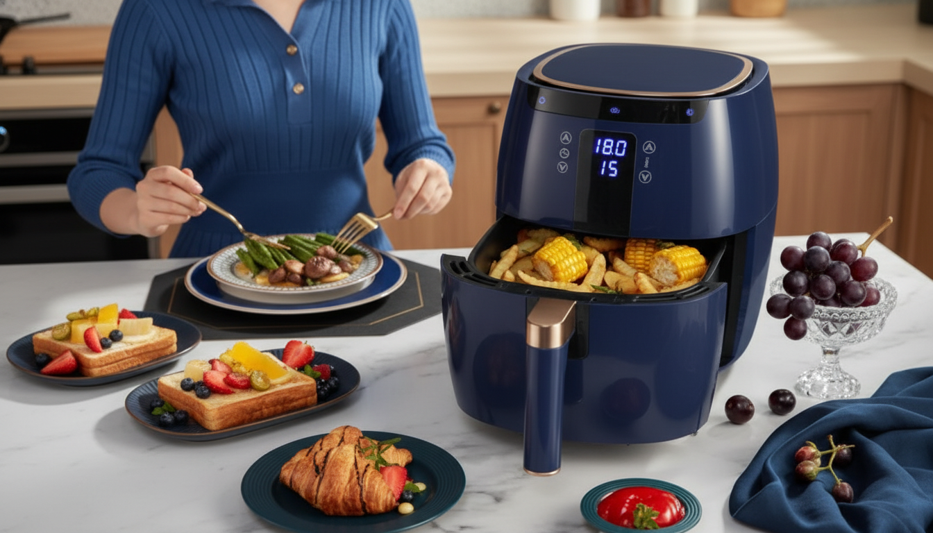 6.5L Smart LCD Air Fryer: Touch Controls, Big Results