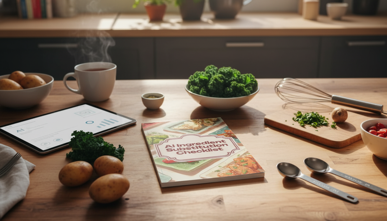 AI Ingredient Substitution Checklist: Smarter Kitchen Swaps